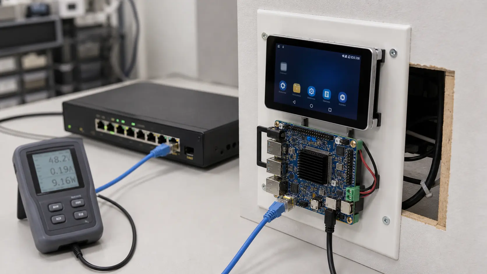 PoE Power for Android SBC Installations